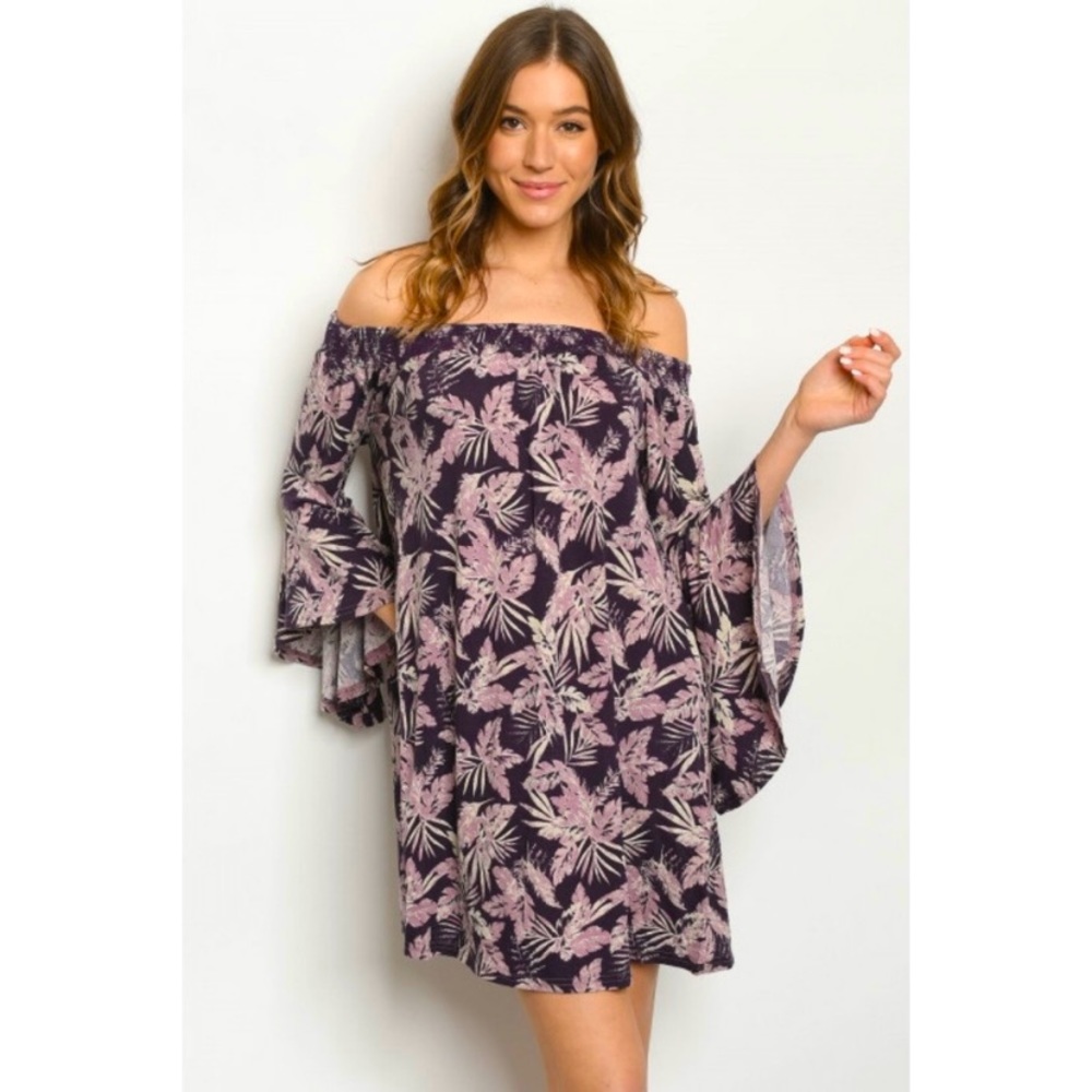 🆕 Off the Shoulder Floral Print Midi Dress 🆕